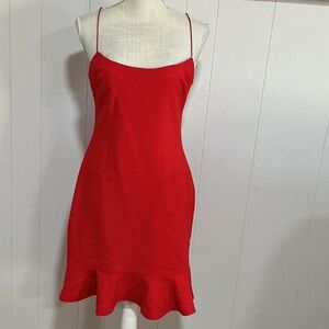 Likely Red Midi Dress
